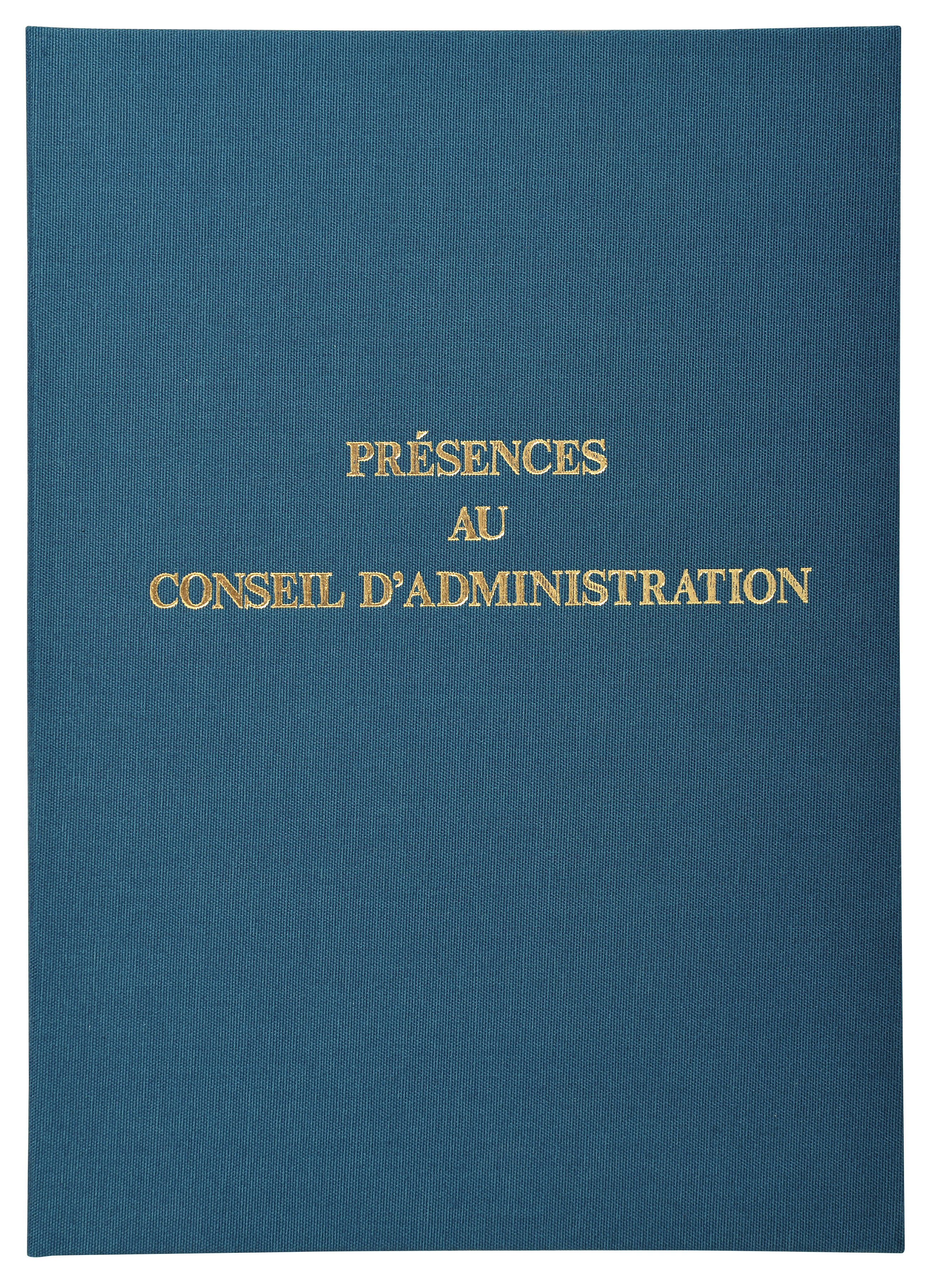 Registre 29,7x21cm - Présence Conseils d'Administration - 100 pages - Exacompta