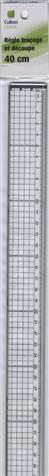 Règle acrylique et aluminium