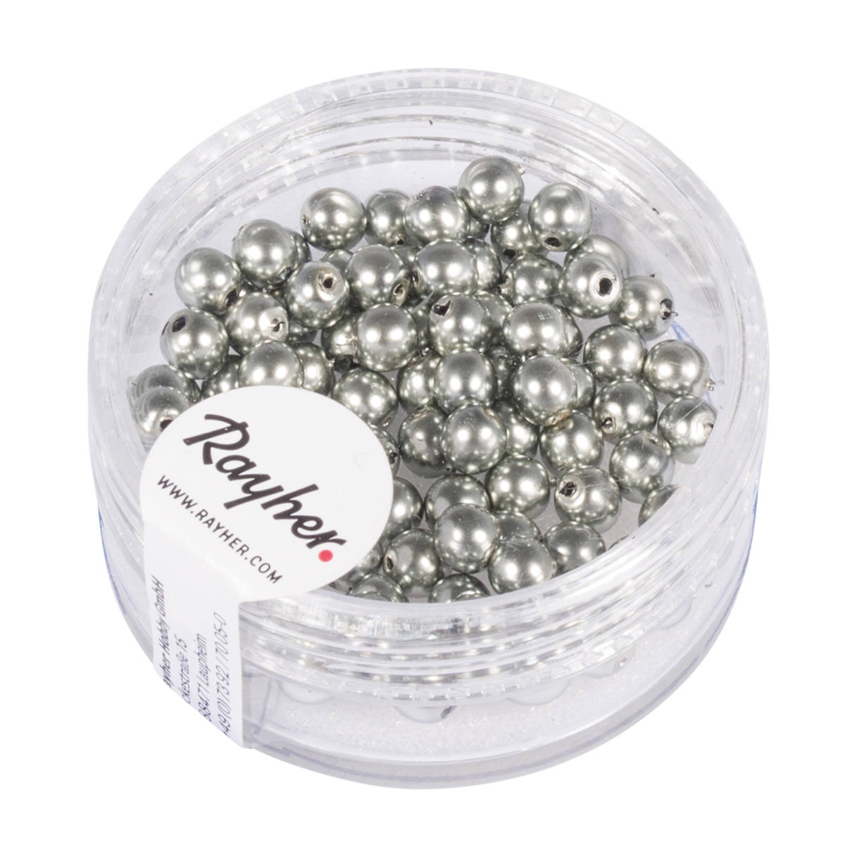 Perles Renaissance argent ancien 4 mm x perles
