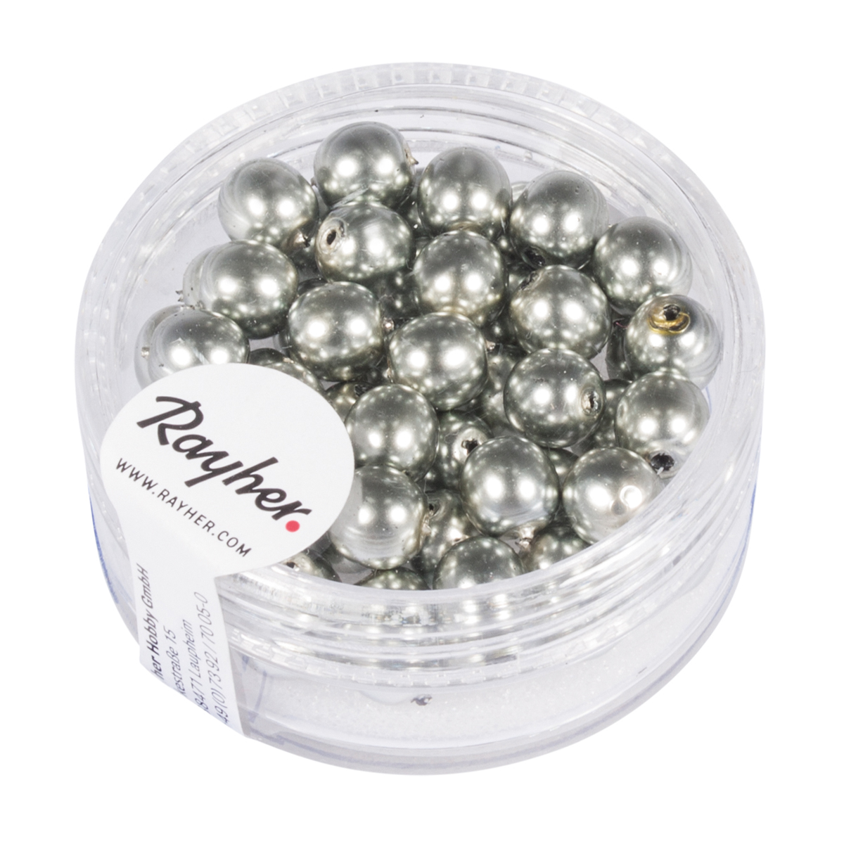 Perles Renaissance argent ancien 6 mm x perles