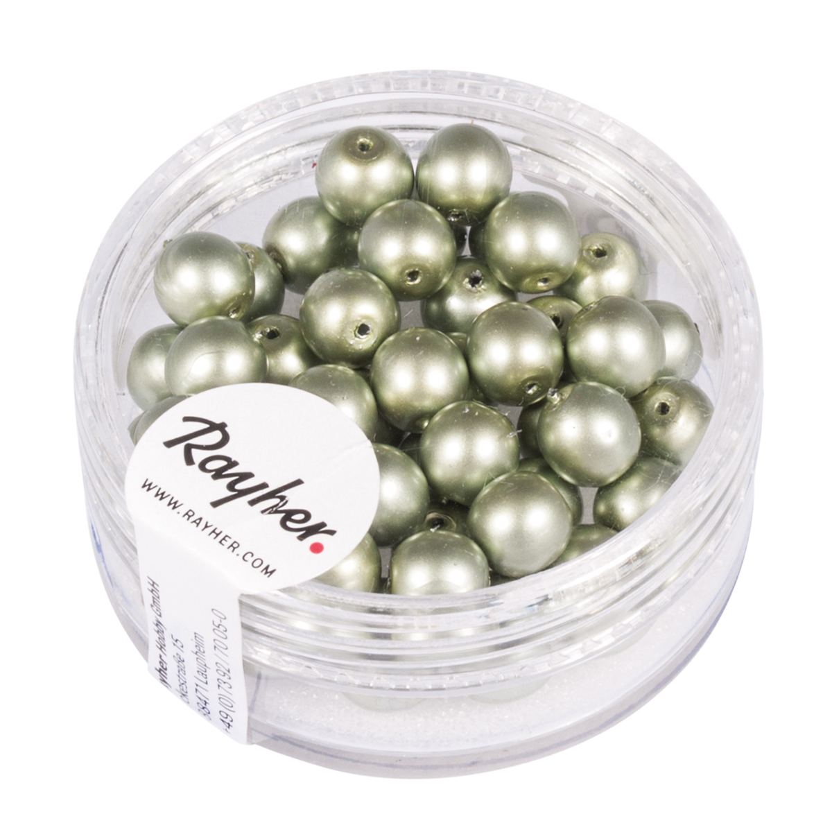 Perles Renaissance dépolie argent 6 mm x perles