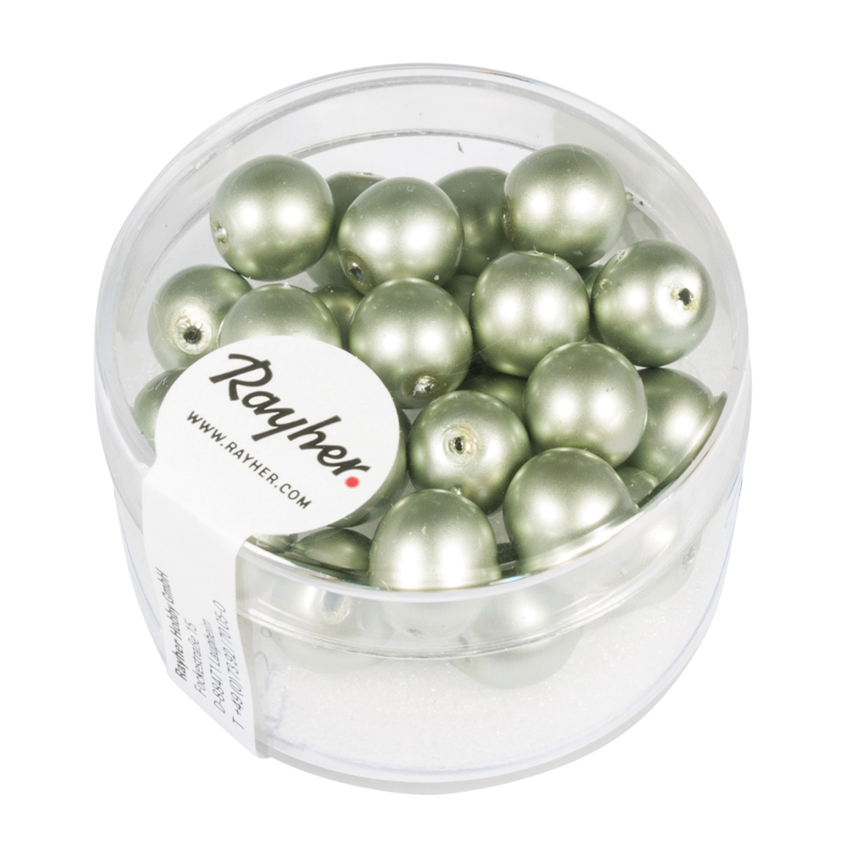 Perles Renaissance dépolie argent 8 mm x perles