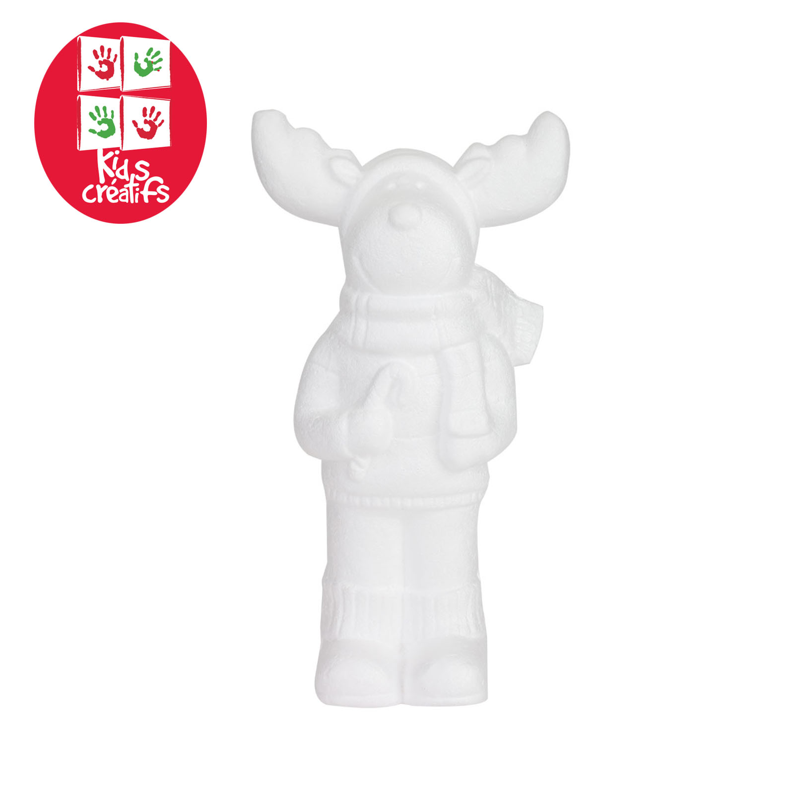 Renne en polystyrène à décorer - Cultura Collection Noël 