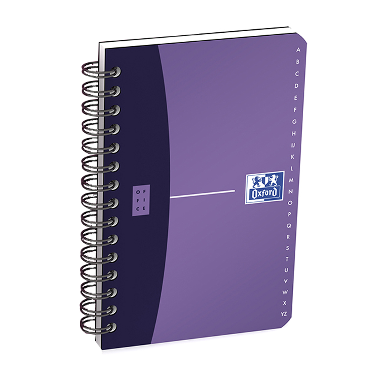 Répertoire à spirales - Couverture plastique - 9x14cm - Ligné - Oxford