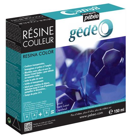 Résine cristal couleur azuli - 150 ml