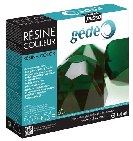 Résine cristal couleur jade - 150ml