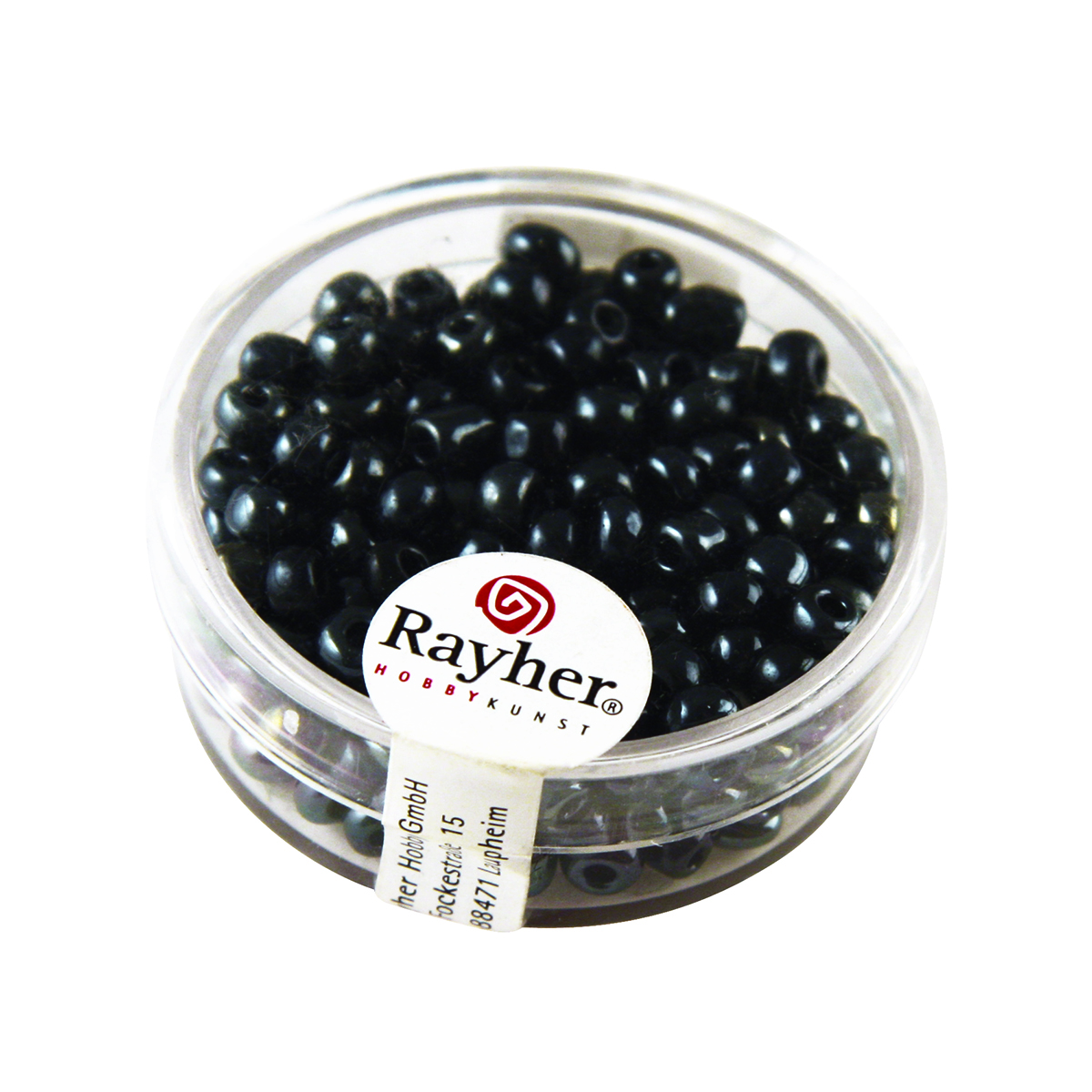 Perles de rocaille - 4 mm - hématite