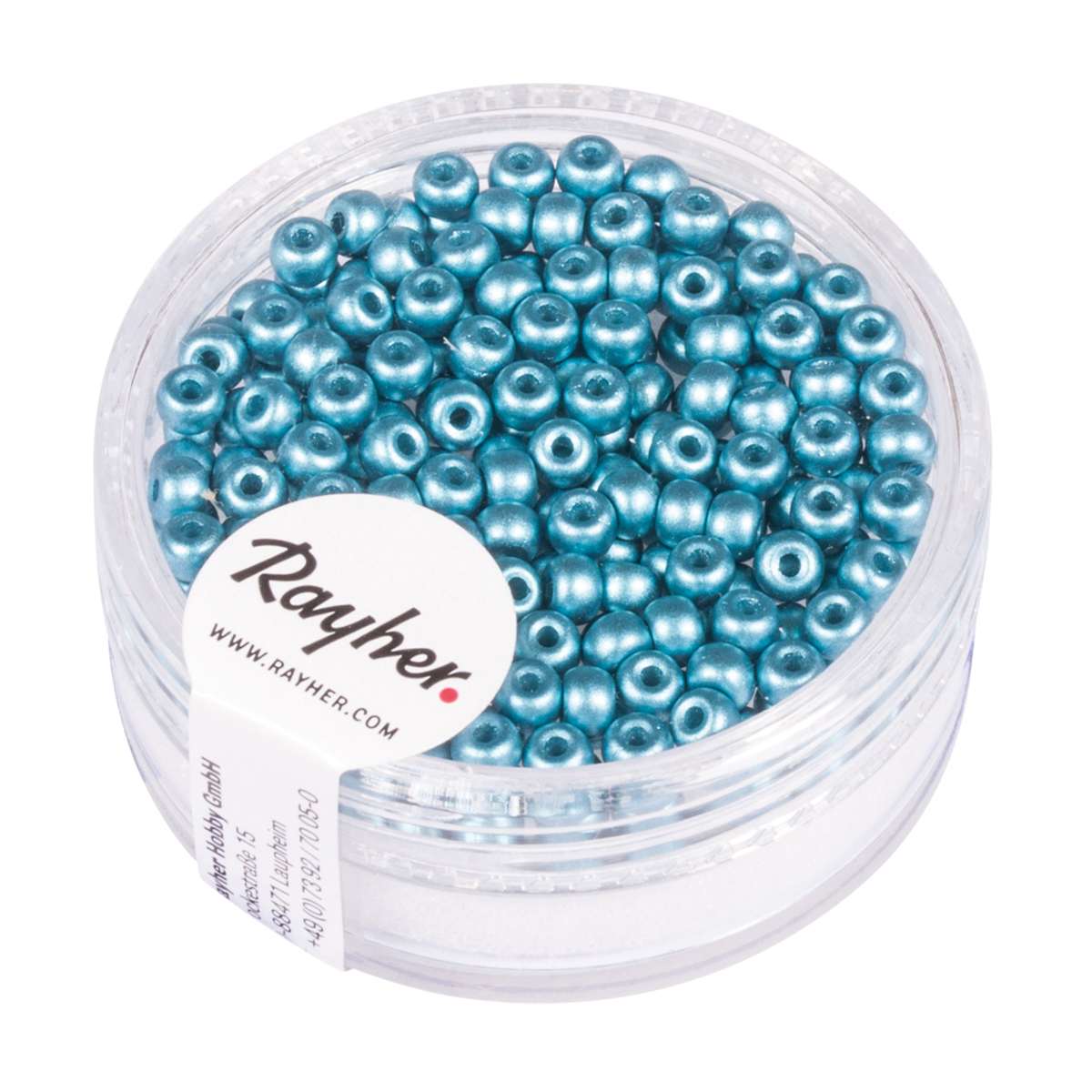 [BIJOUTERIE UNITE] Perles de rocailles vert lagon 3 mm