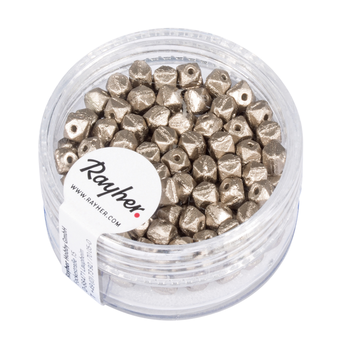 Perles de rocailles taupe 4 mm
