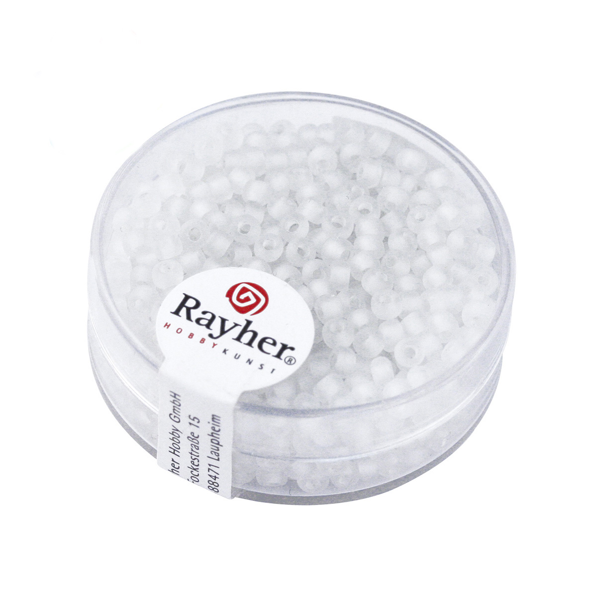 Perles de rocaille Arktis lustrées - 2.6 mm - blanc