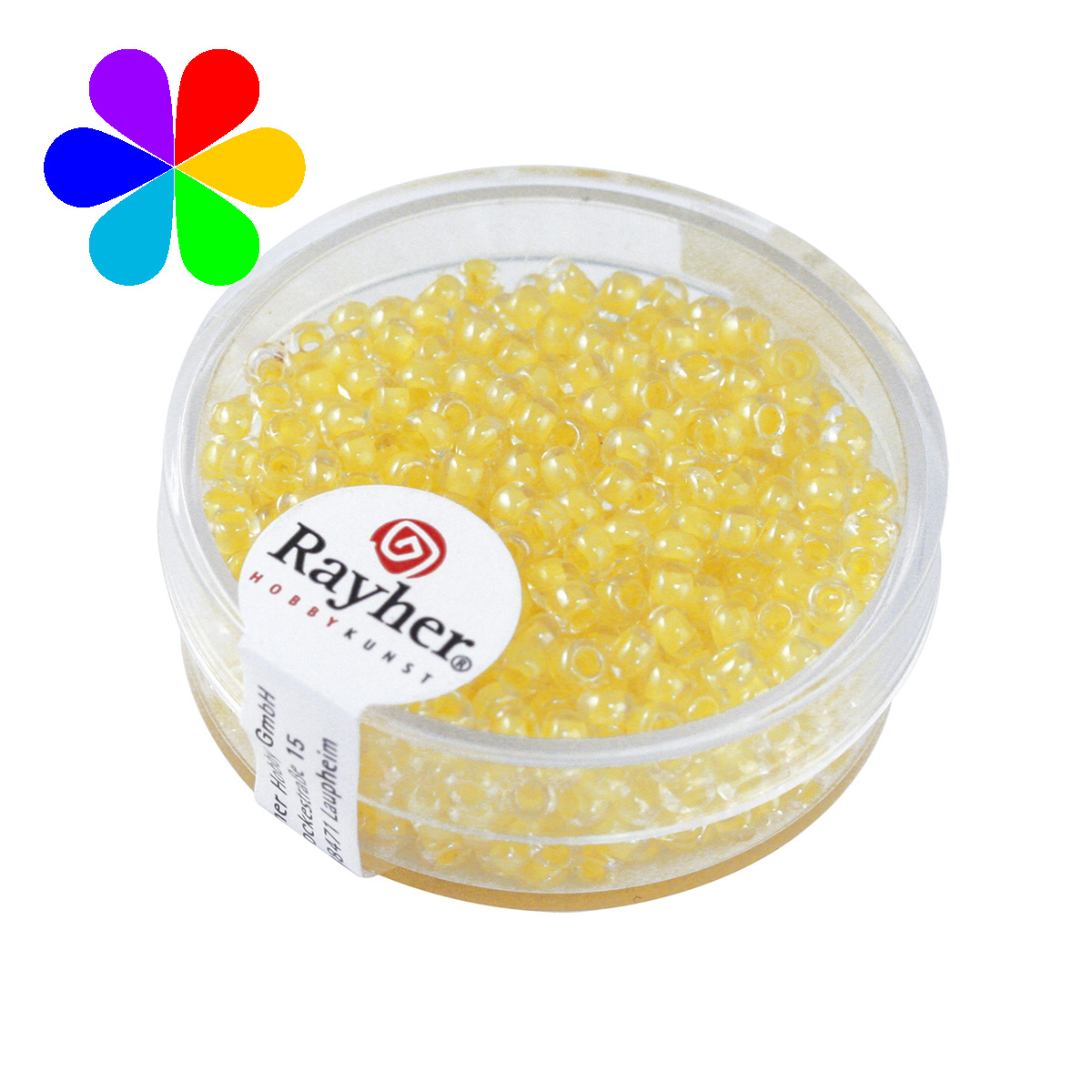 Perles rocailles Arktis lustrées - 2.6 mm vanille