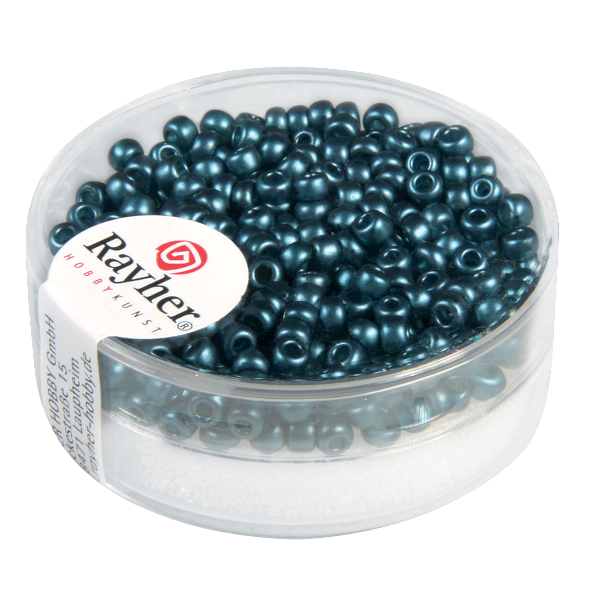 Perles de rocaille cirées - pétrole