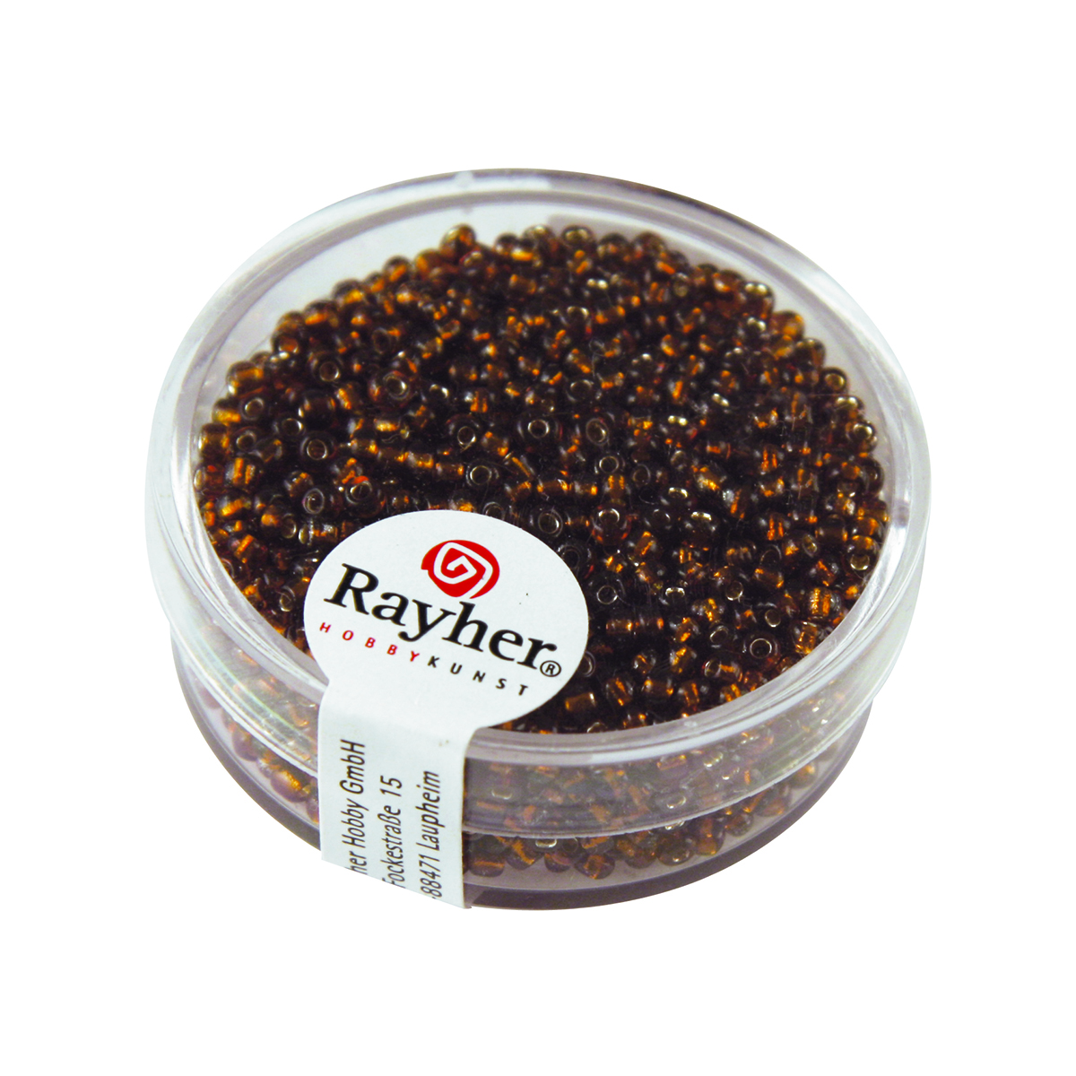 Perles de rocaille - 2 mm - brun