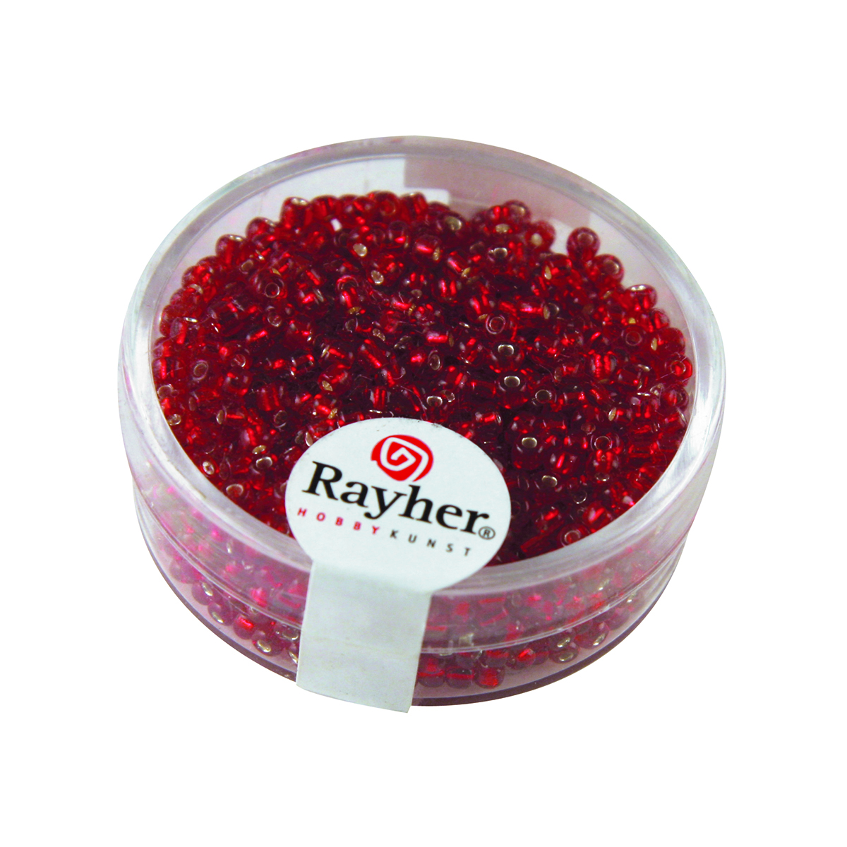 Perles de rocaille - 2 mm - 17 g - rouge
