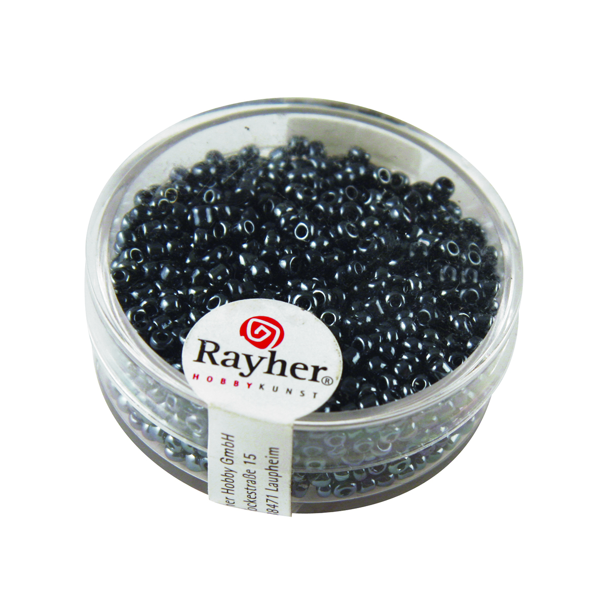 Perles de rocaille - 2 mm - 17 g - hématite rouge