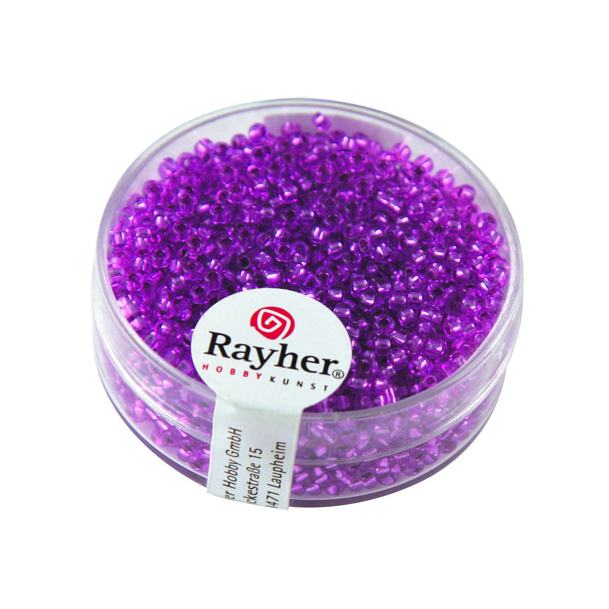 Perles de rocaille - 2 mm - 17 g - lilas