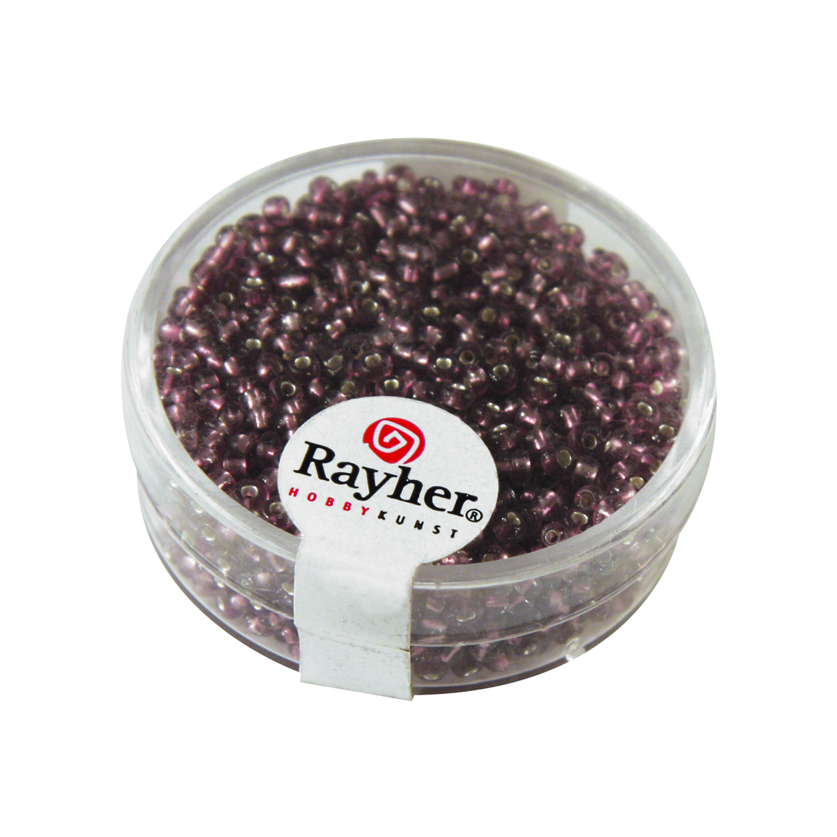 Perles de rocaille - 2 mm - lilas foncé