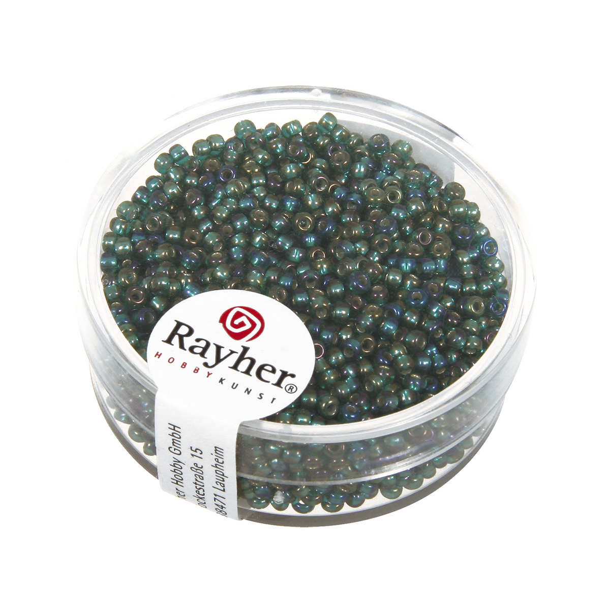 Perles de rocaille granit - 2 mm - émeraude