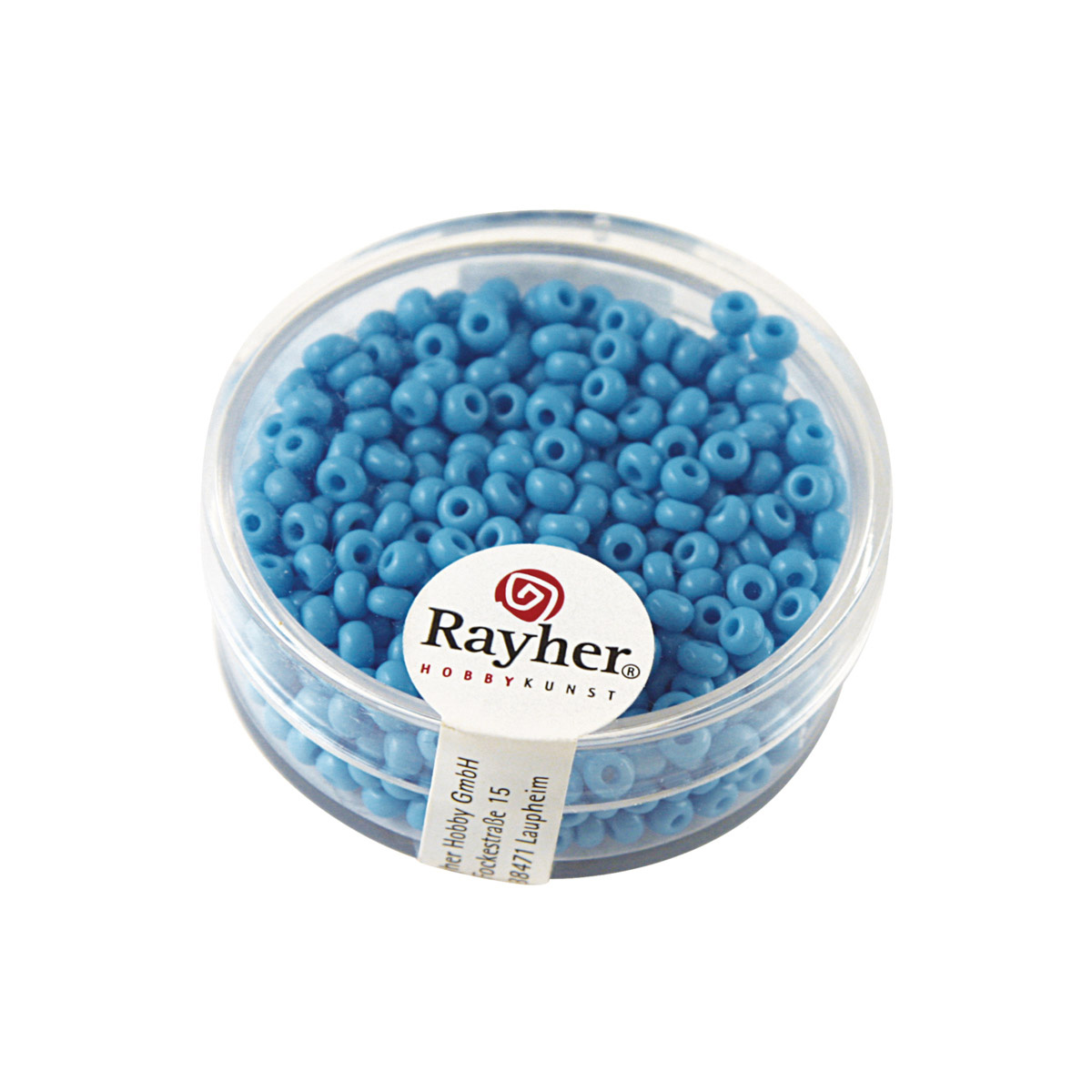 Perles de rocaille opaques - 2.6 mm - bleu