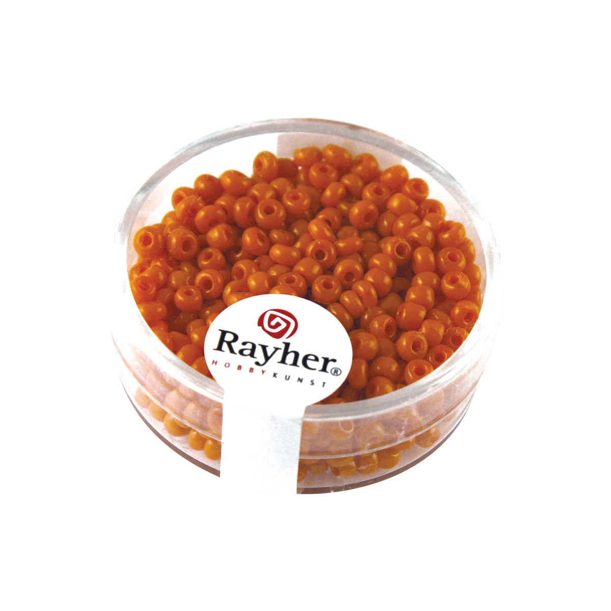 Perles de rocaille opaques - 2.6 mm - orange