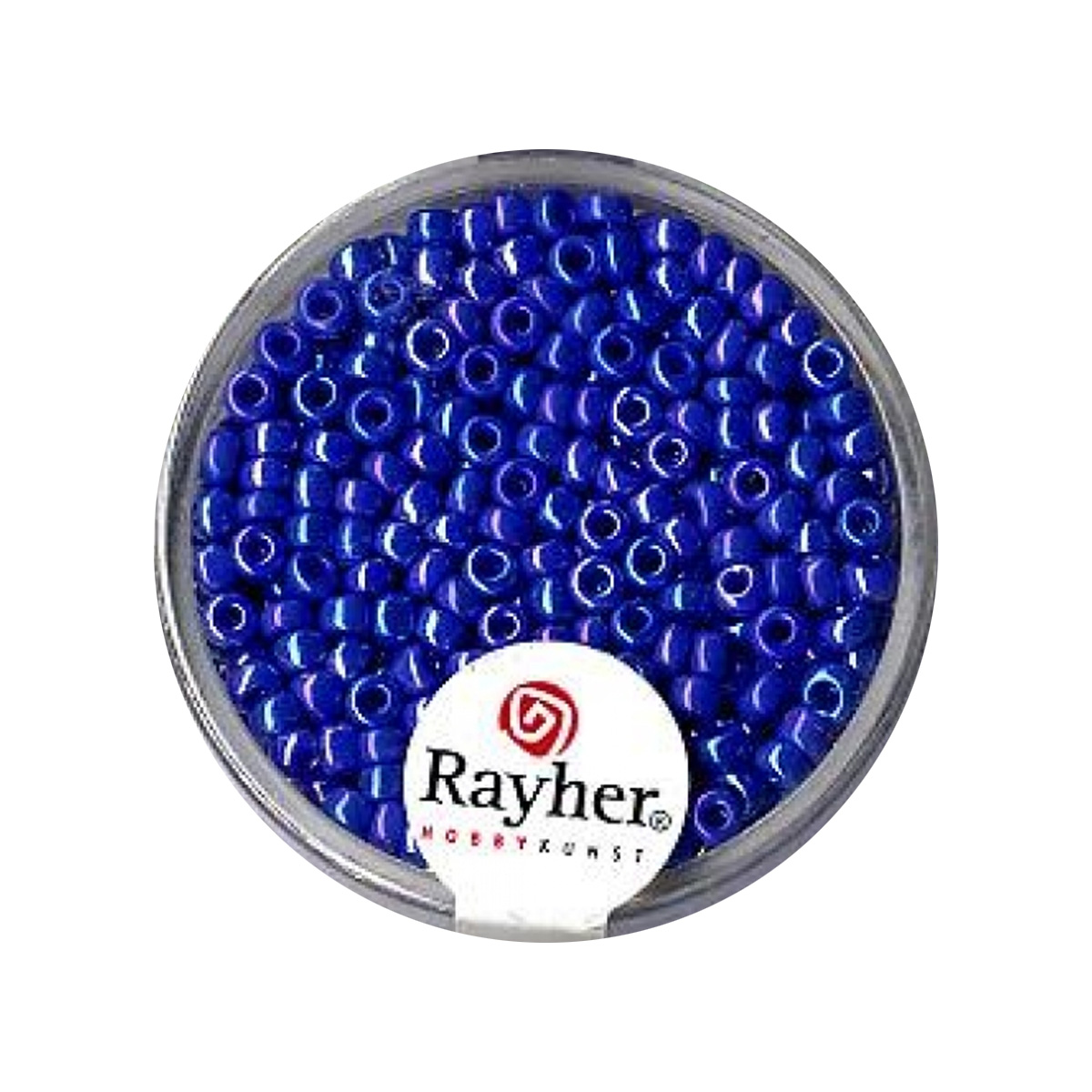 Perles de rocaille opaques lustrées - 2,6 mm - bleu foncé