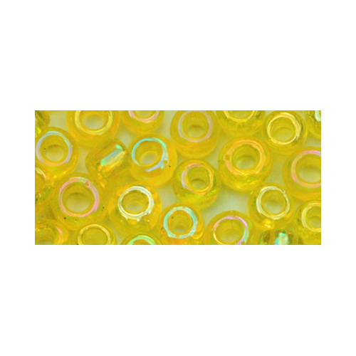 Perles de rocaille transparentes lustrées - 2 mm - brun