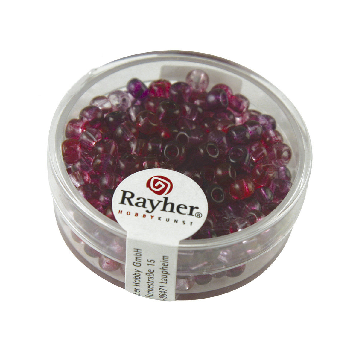 Perles de rocaille two tone - rose