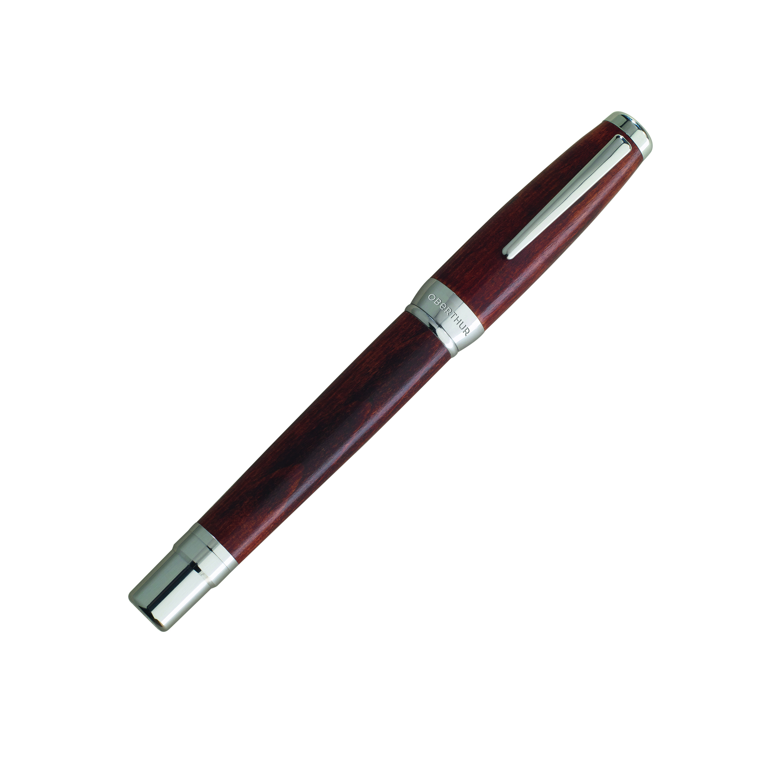 Stylo roller Argan - Bois de rose chrome