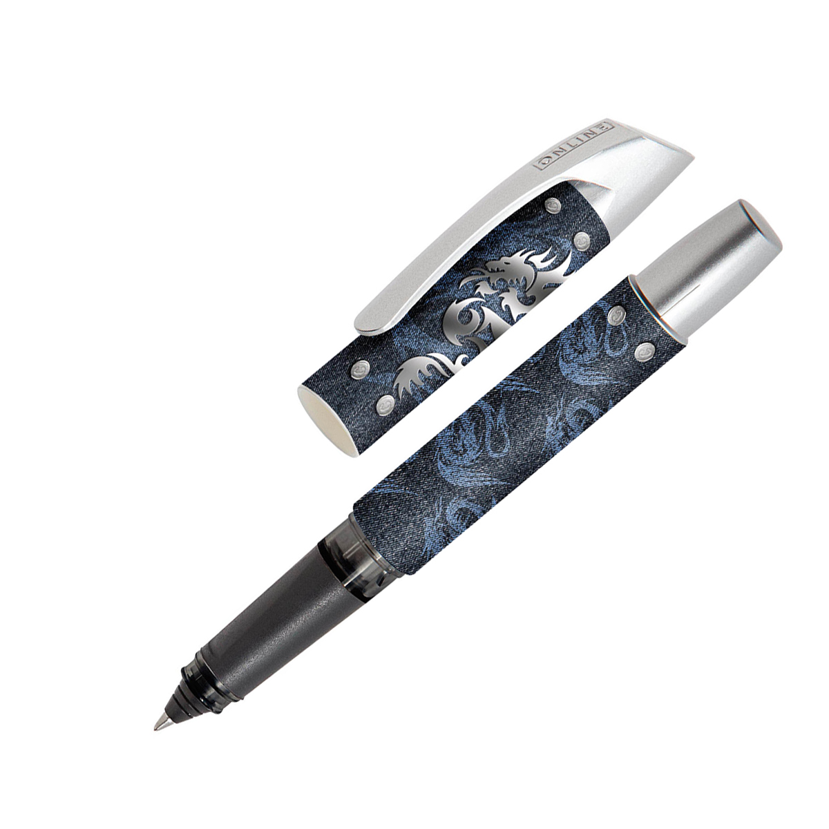 Stylo roller à cartouche - Campus - Denim dragon