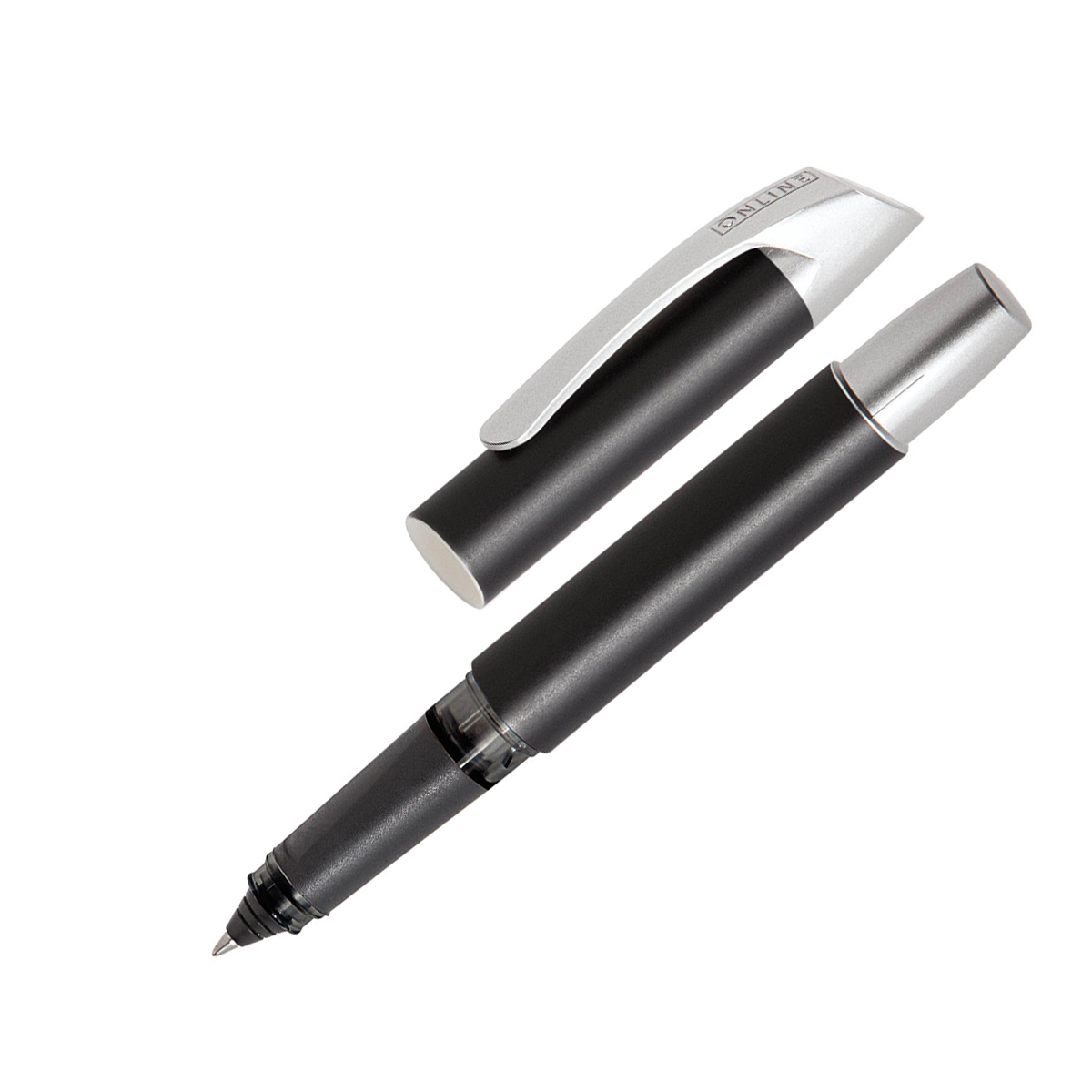 Stylo roller à cartouche - Campus - Metal black