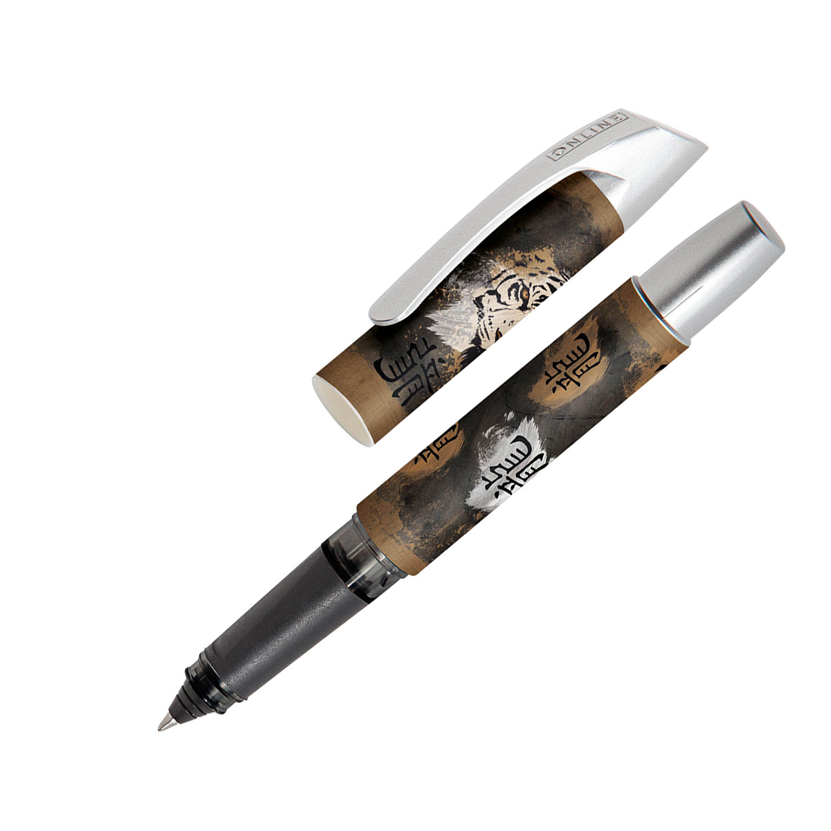 Stylo roller à cartouche - Campus - Tiger brush