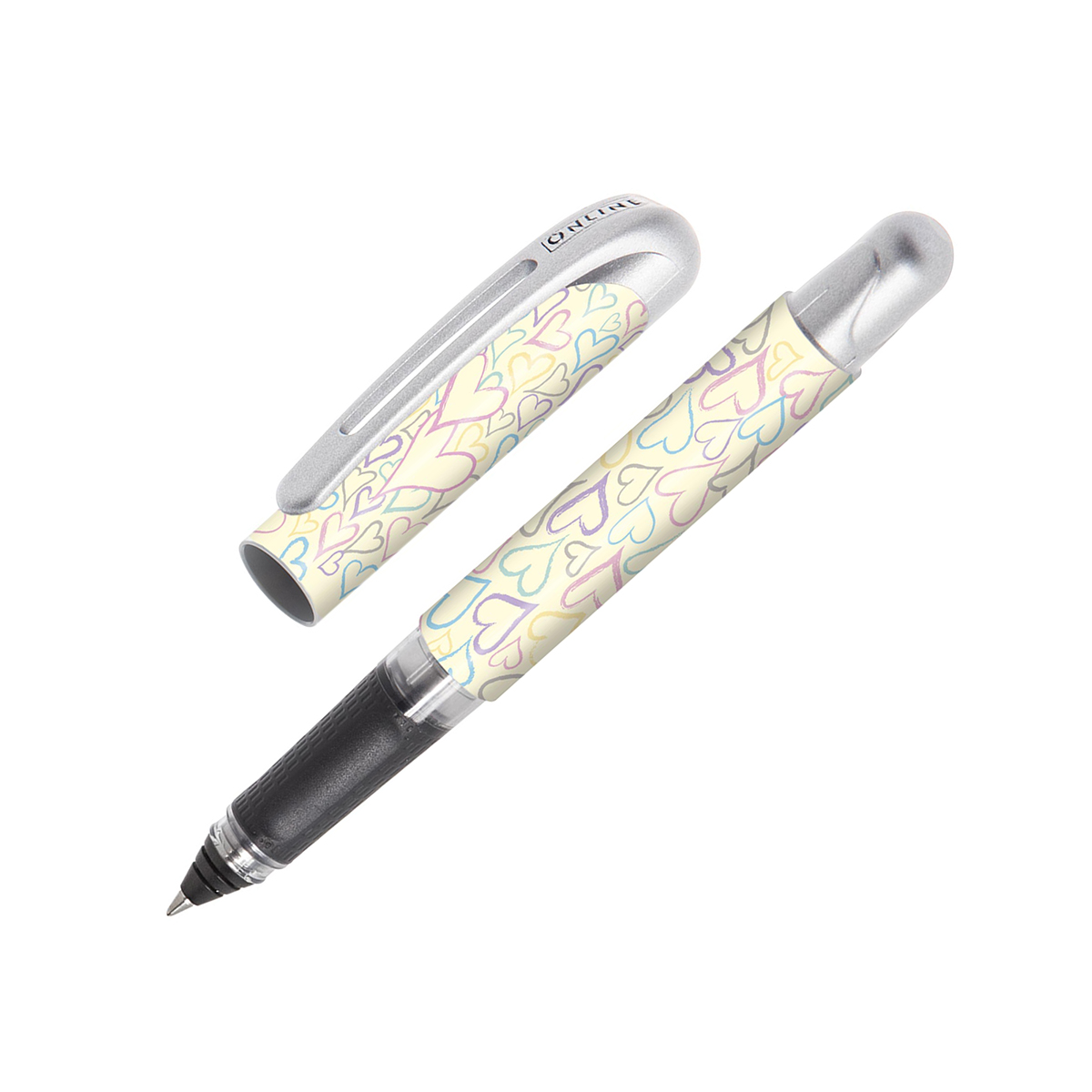 Stylo roller à cartouche - Collège - Lovely Heart