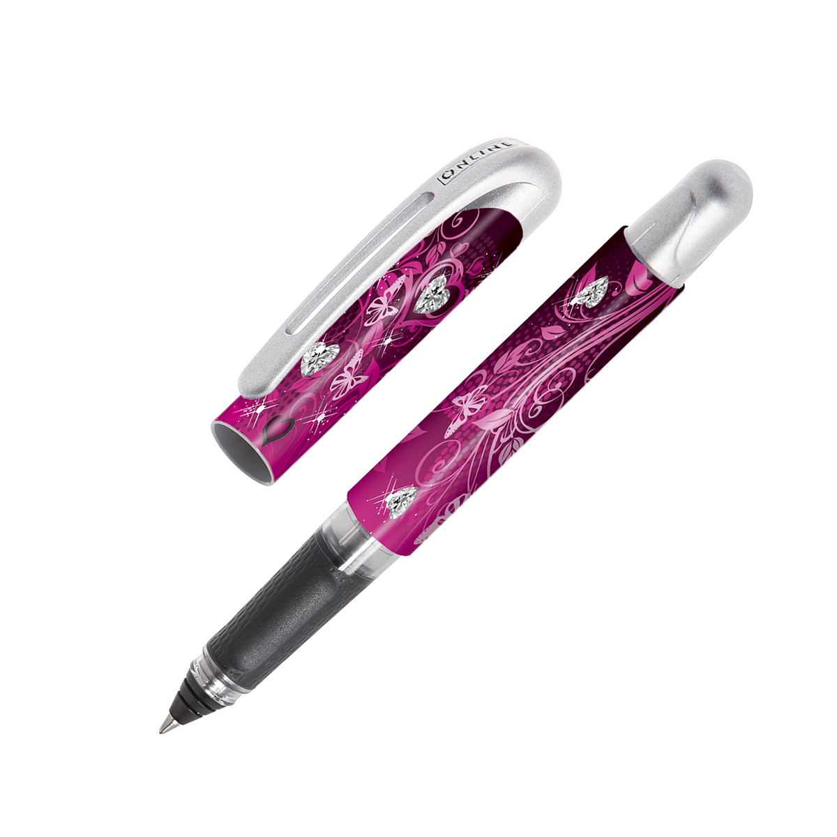 Stylo roller à cartouche - Collège - Pink Dream