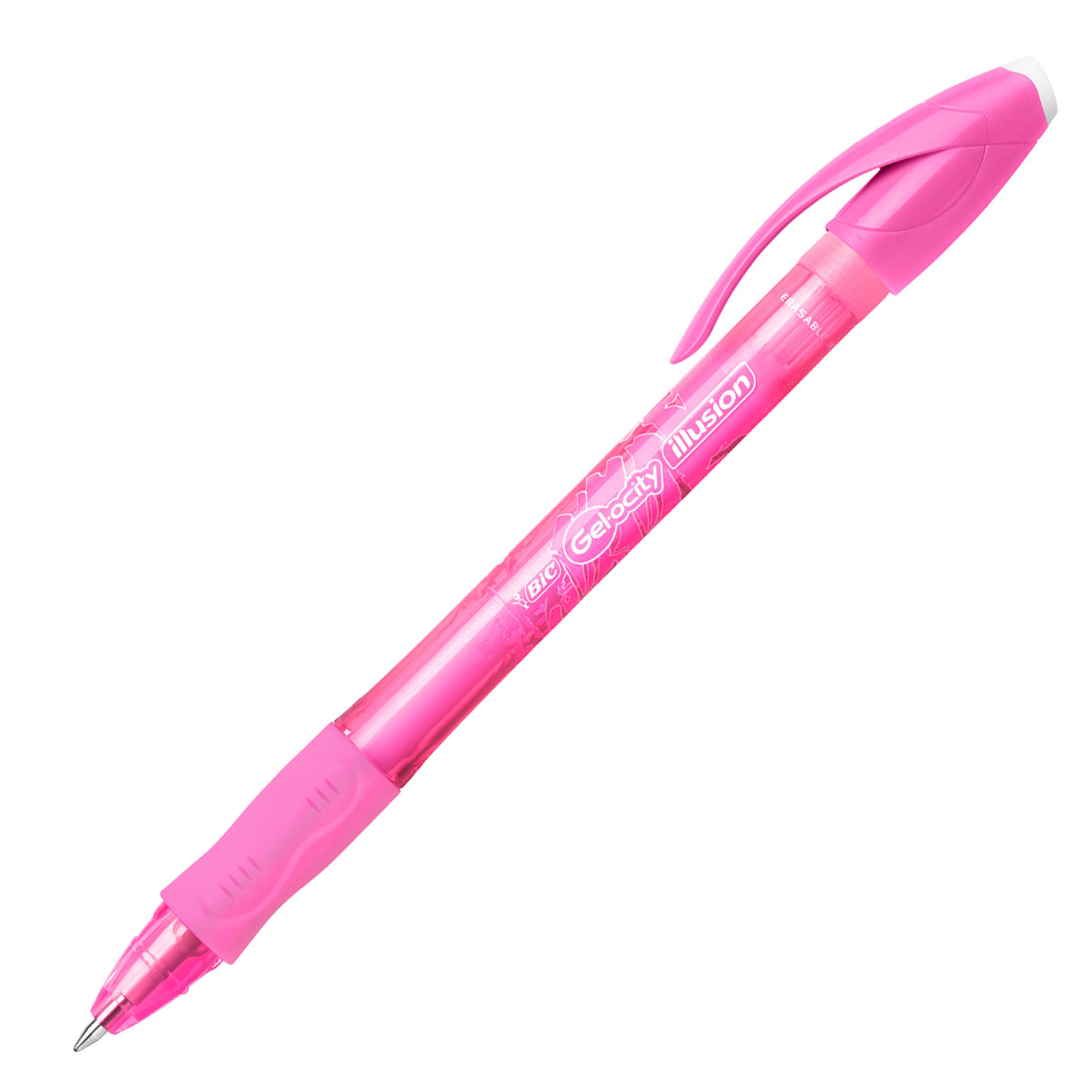 BIC Gel-ocity Illusion Stylos Gel Effaçables - Rose