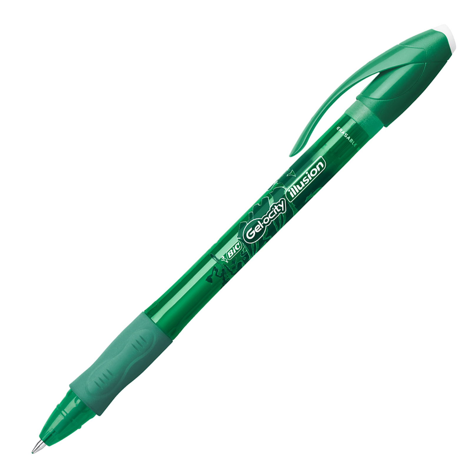 BIC Gel-ocity Illusion Stylos Gel Effaçables - Vert