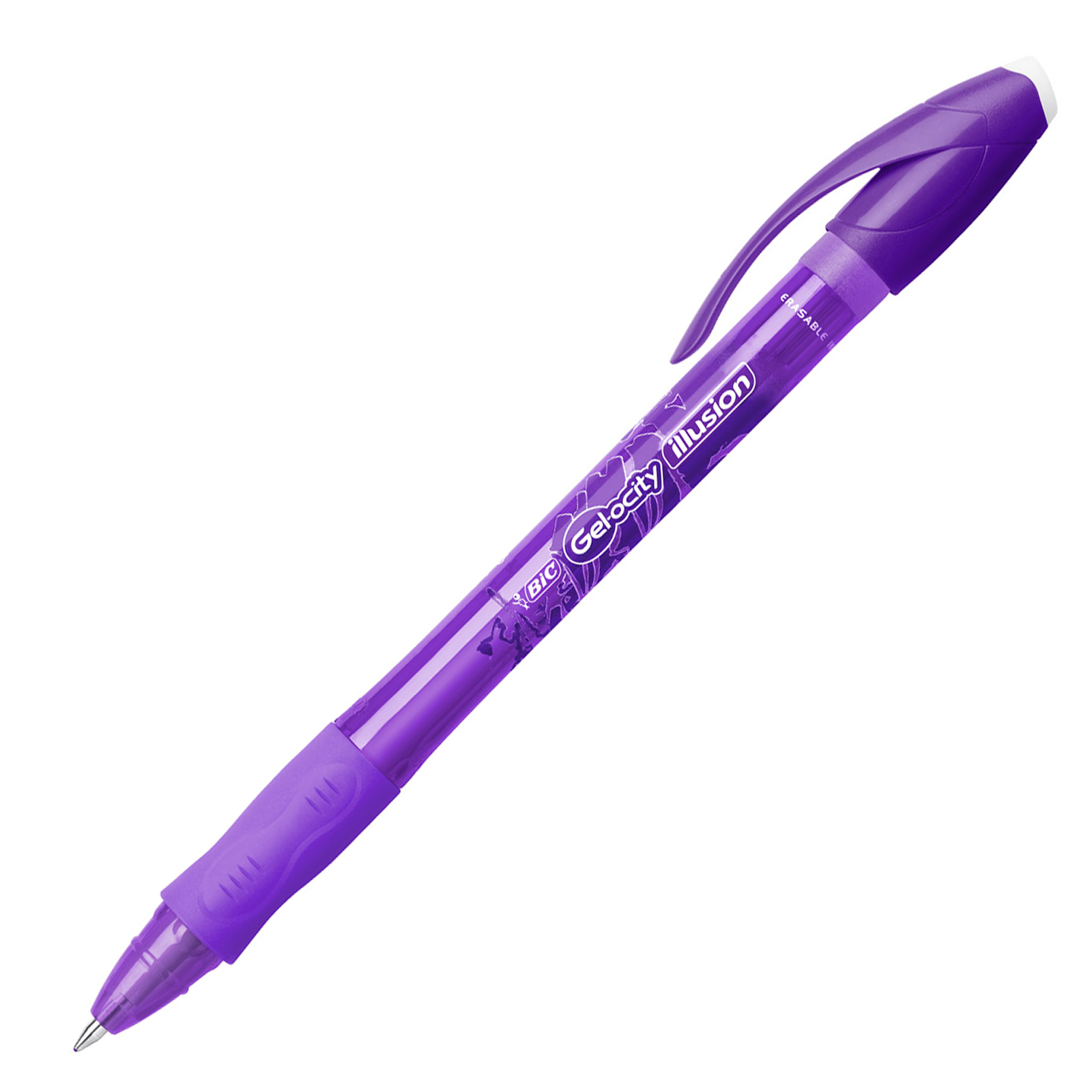 BIC Gel-ocity Illusion Stylos Gel Effaçables - Violet