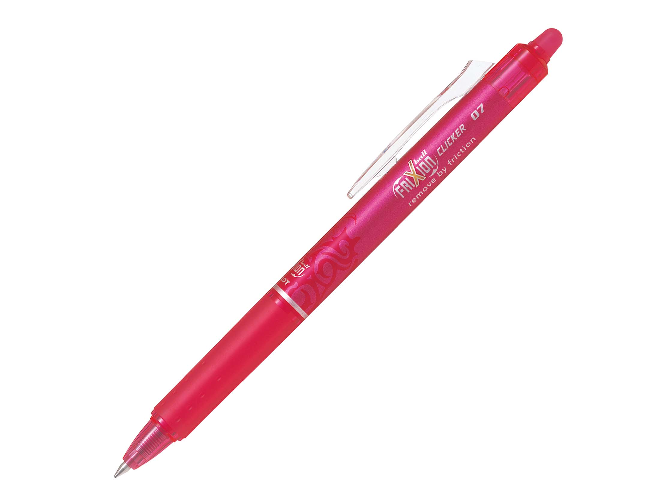 Stylo roller effaçable - Frixion Clicker - rétractable - pointe moyenne - Rose