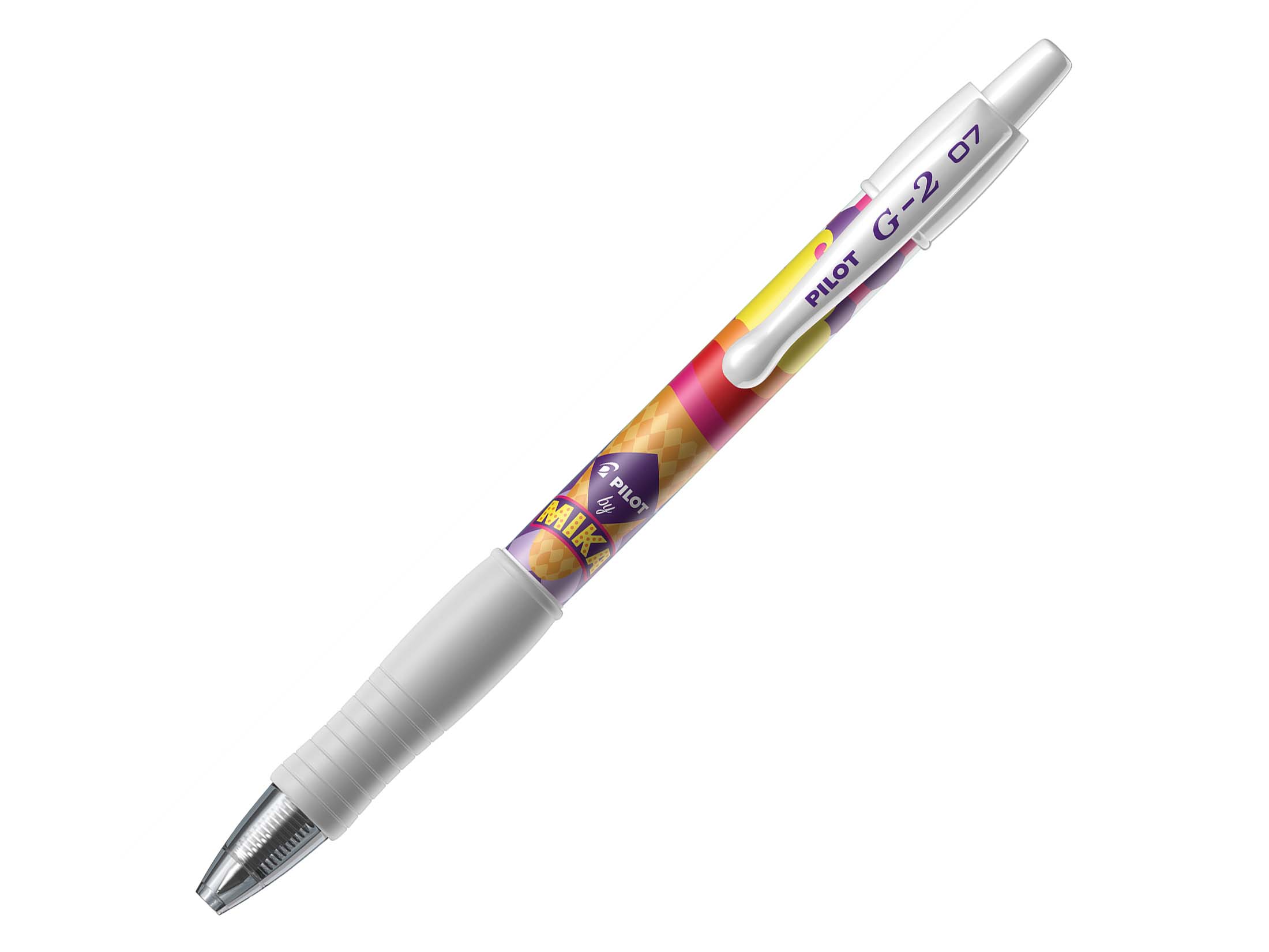 EDITION LIMITEE MIKA- Stylo-roller gel - G-2 - rétractable - pointe moyenne - violet