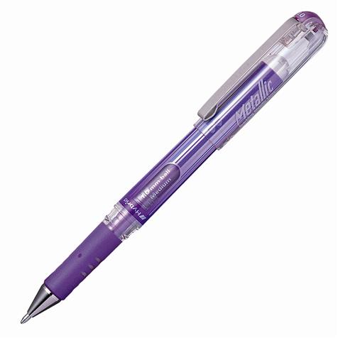 Stylo-roller Grip - encre gel hybride - violet