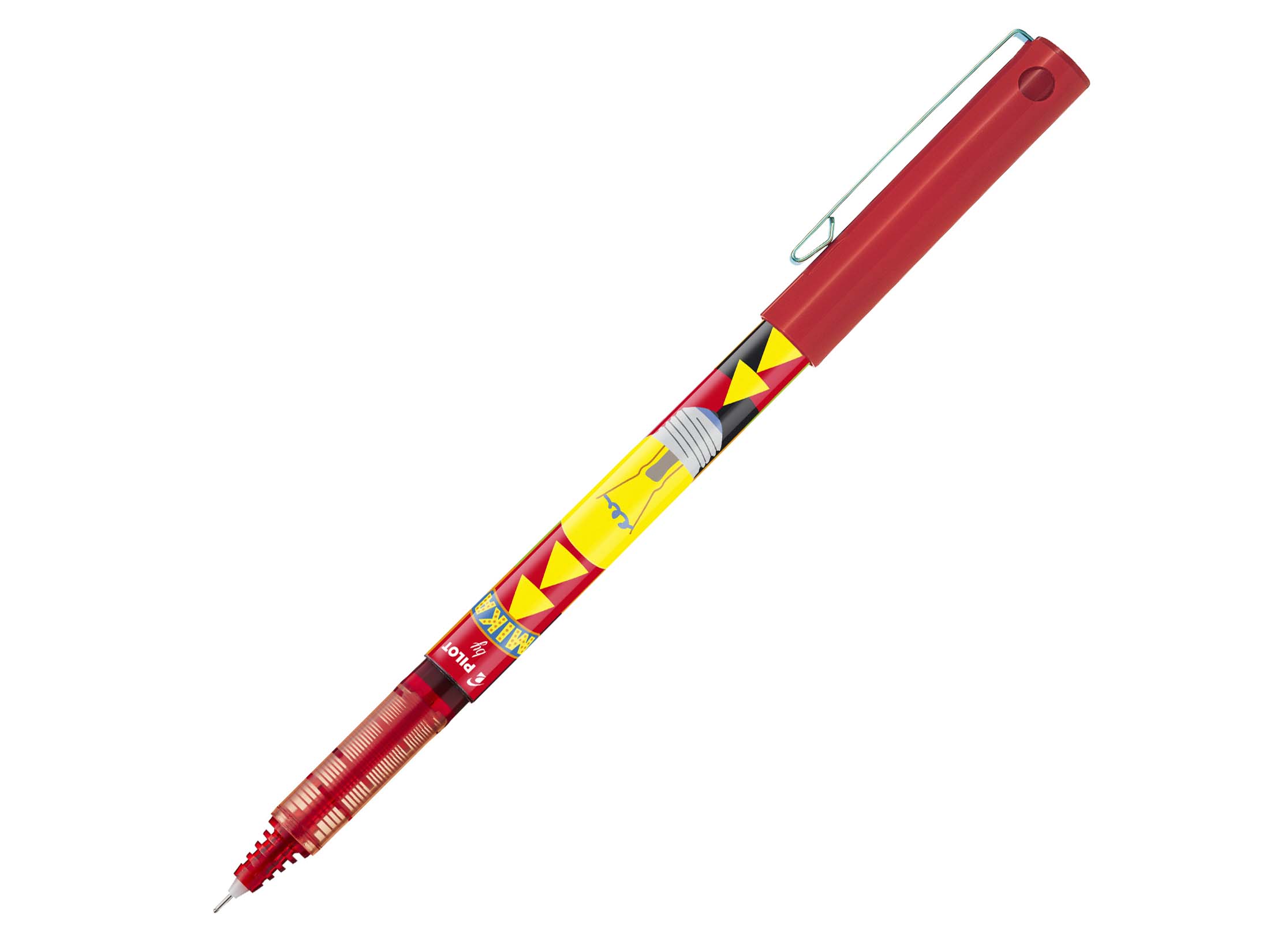 EDITION LIMITEE MIKA - Stylo-roller encre liquide - V5 - Pointe fine - rouge