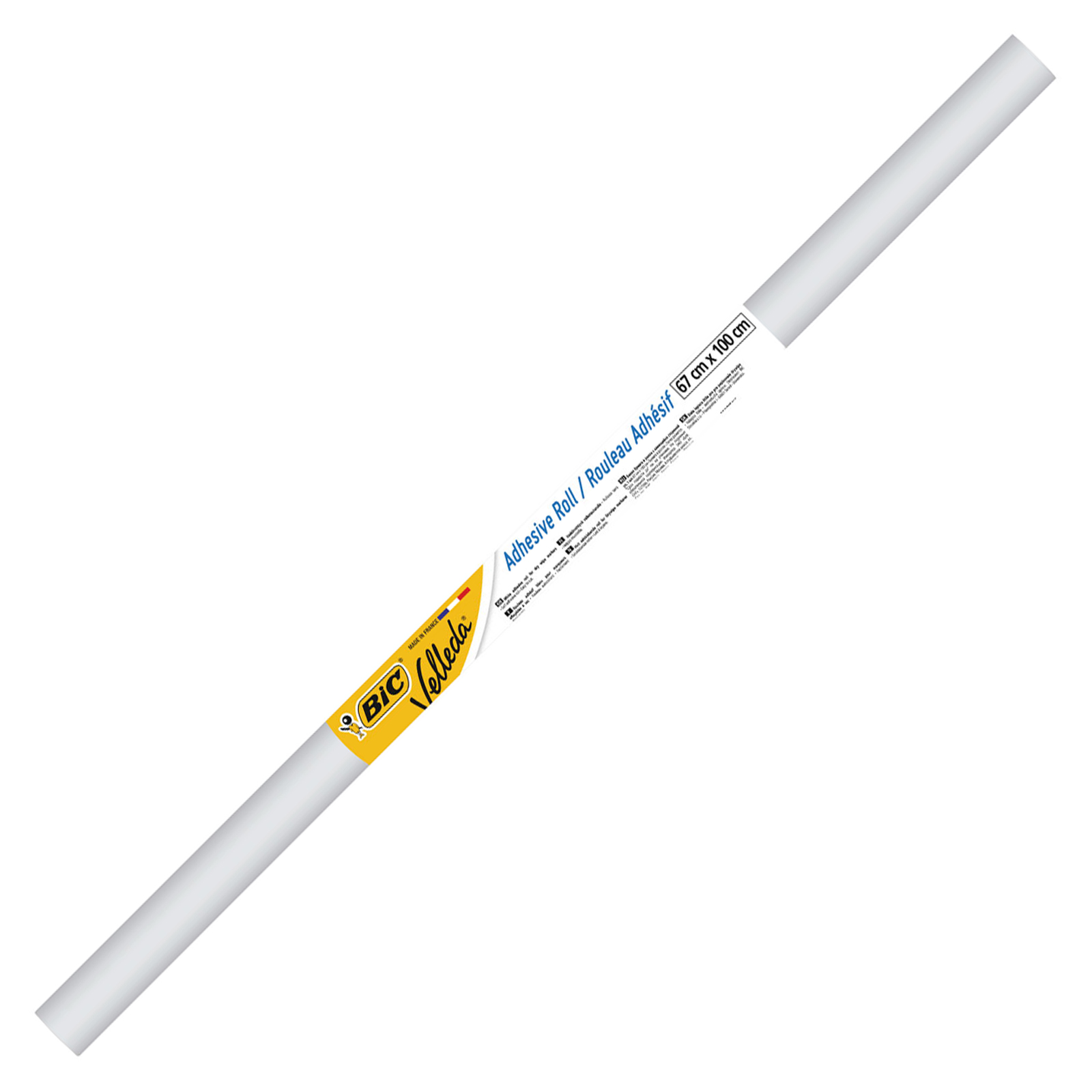 BIC Velleda Rouleau Adhésif Effaçable à Sec 67x100cm - Blanc, x1
