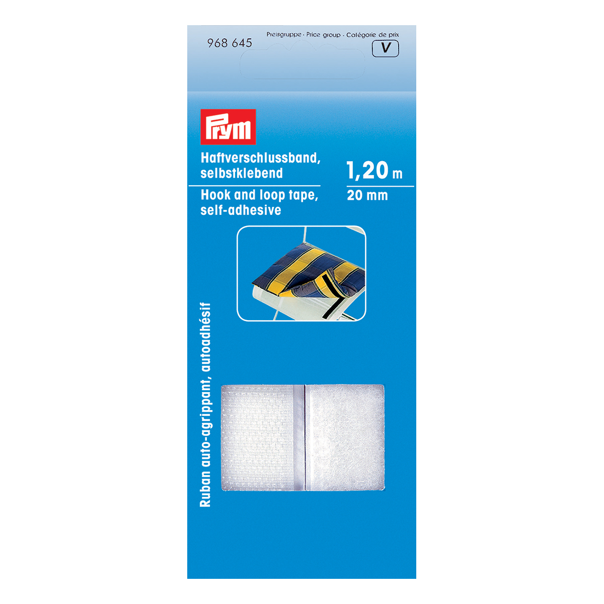 Ruban scratch auto-agrippant - blanc - Prym