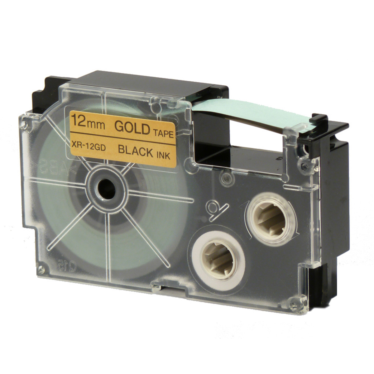 Ruban adhésif XR-12GD1-W-DJ - noir sur or - 12 mm - Casio