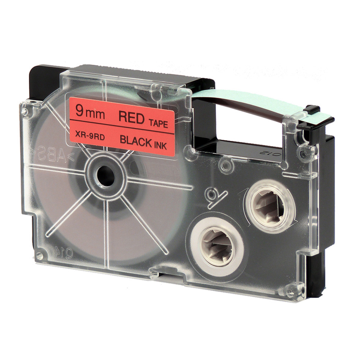 Ruban adhésif XR-9RD1-W-DJ - noir sur rouge - 9 mm - Casio