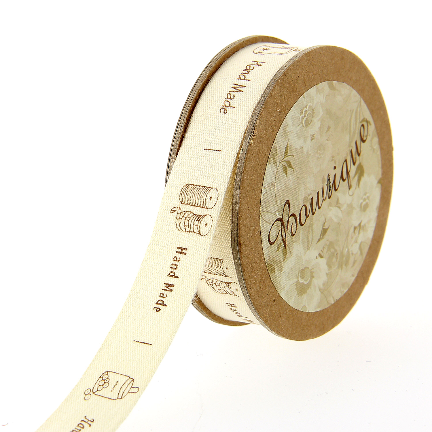 Ruban de Coton 5mx15mm - Hand Made - Distrifil