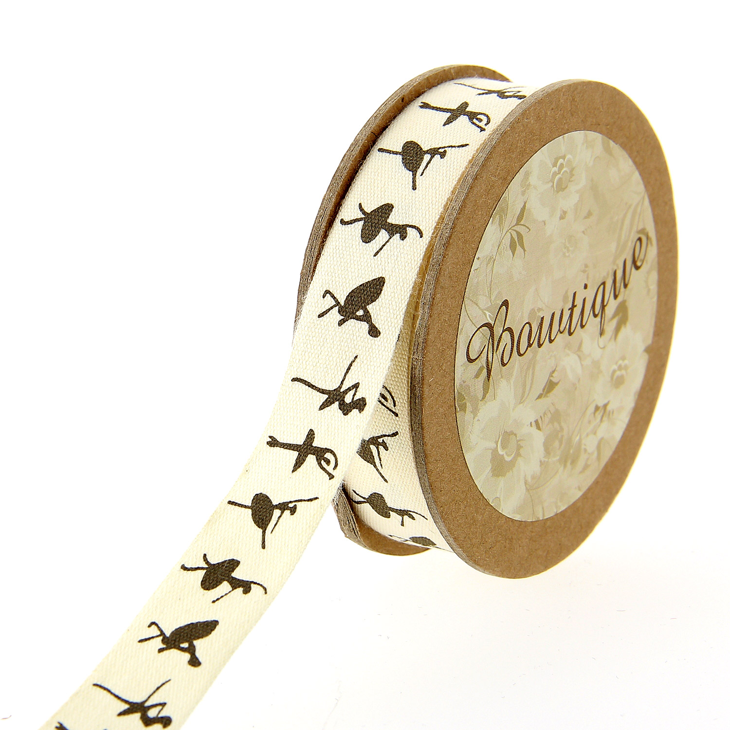 Ruban de Coton 5mx15mm - Danseuses - Distrifil