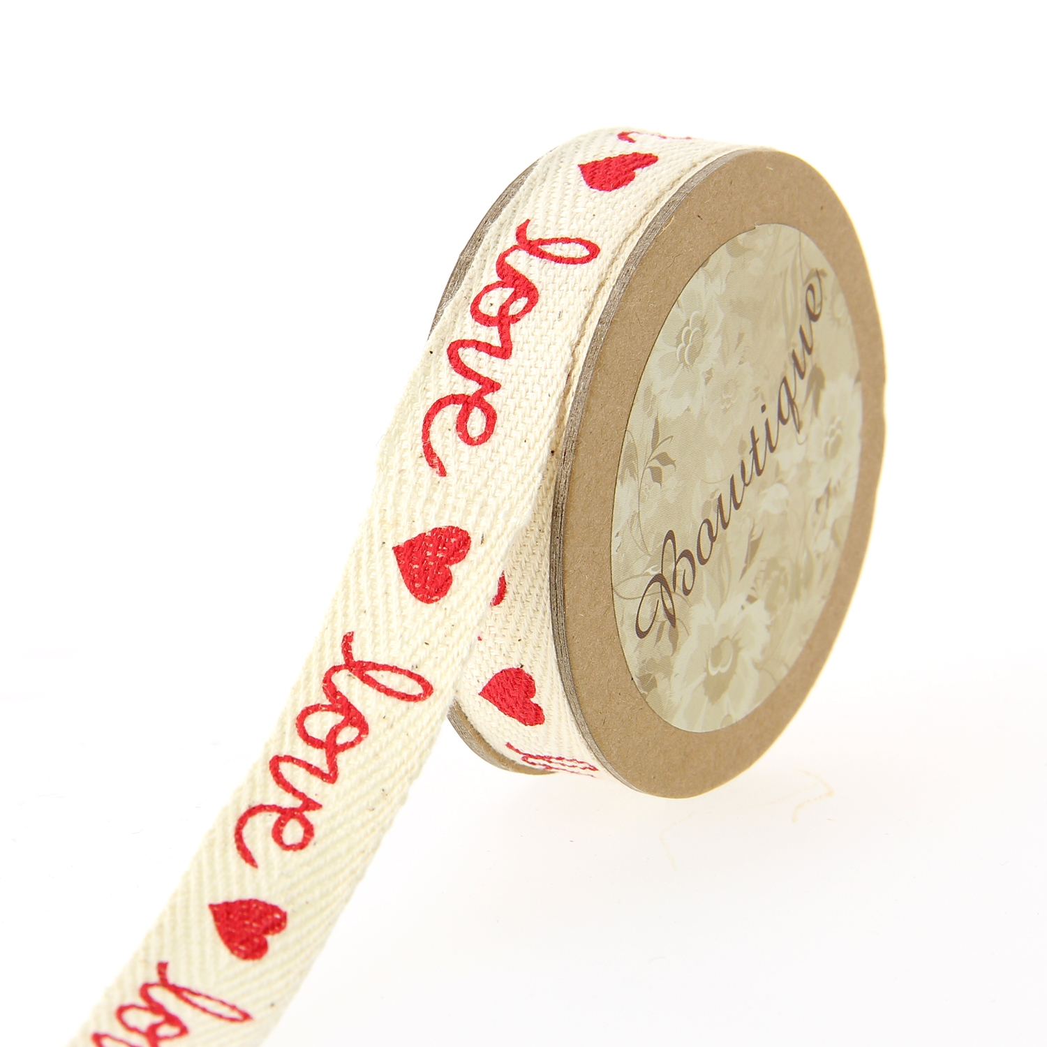 Ruban de Coton 5mx15mm - Ecrtiture - Distrifil