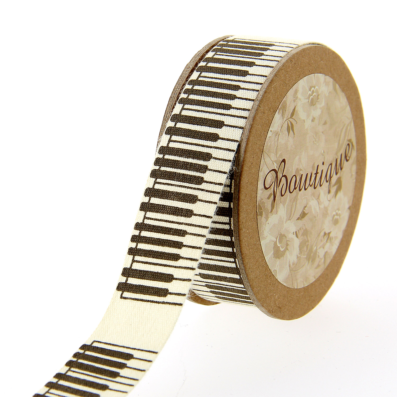 Ruban de Coton 5mx20mm - Pianos - Distrifil