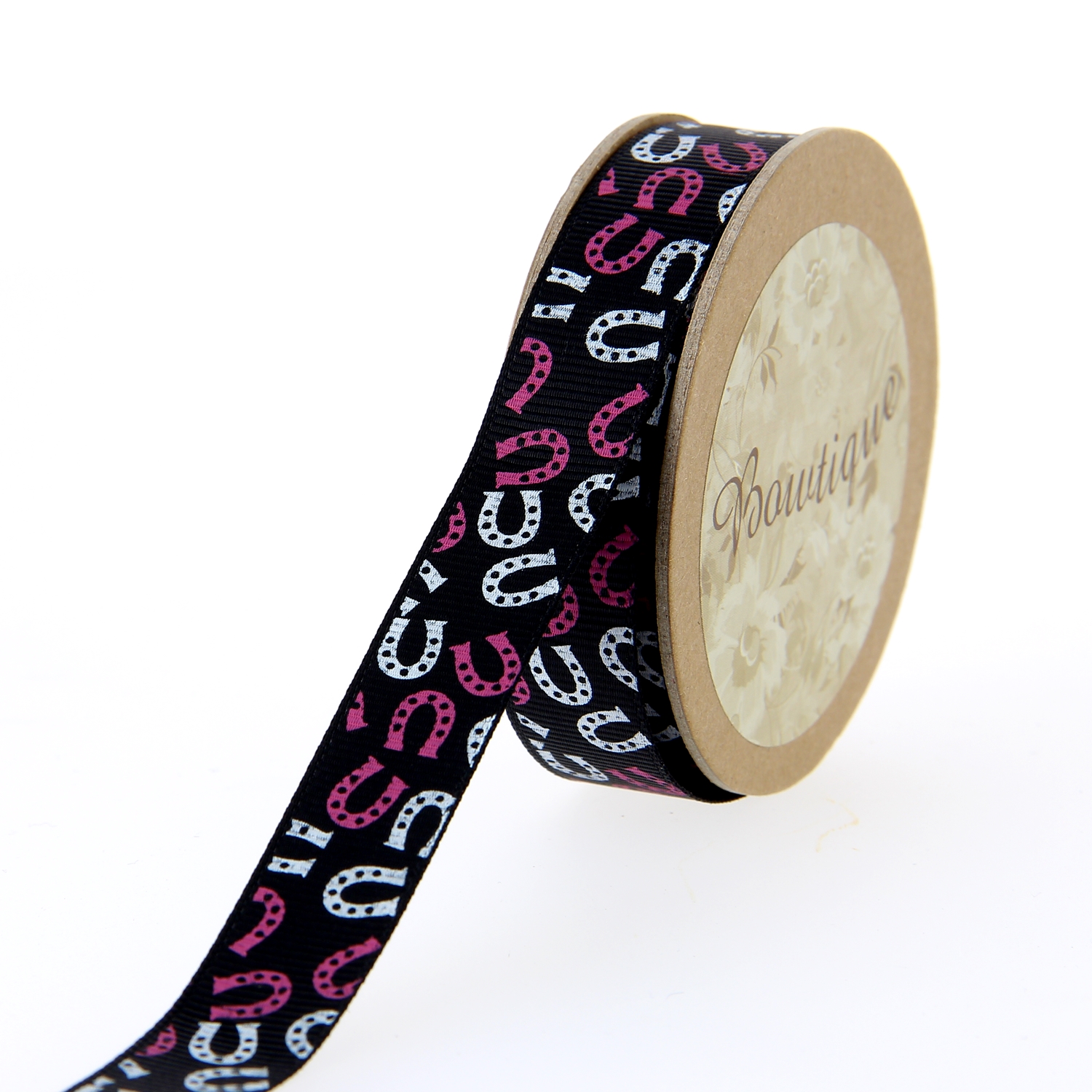 Ruban Gros Grain 5mx15mm - Fer à cheval - Distrifil