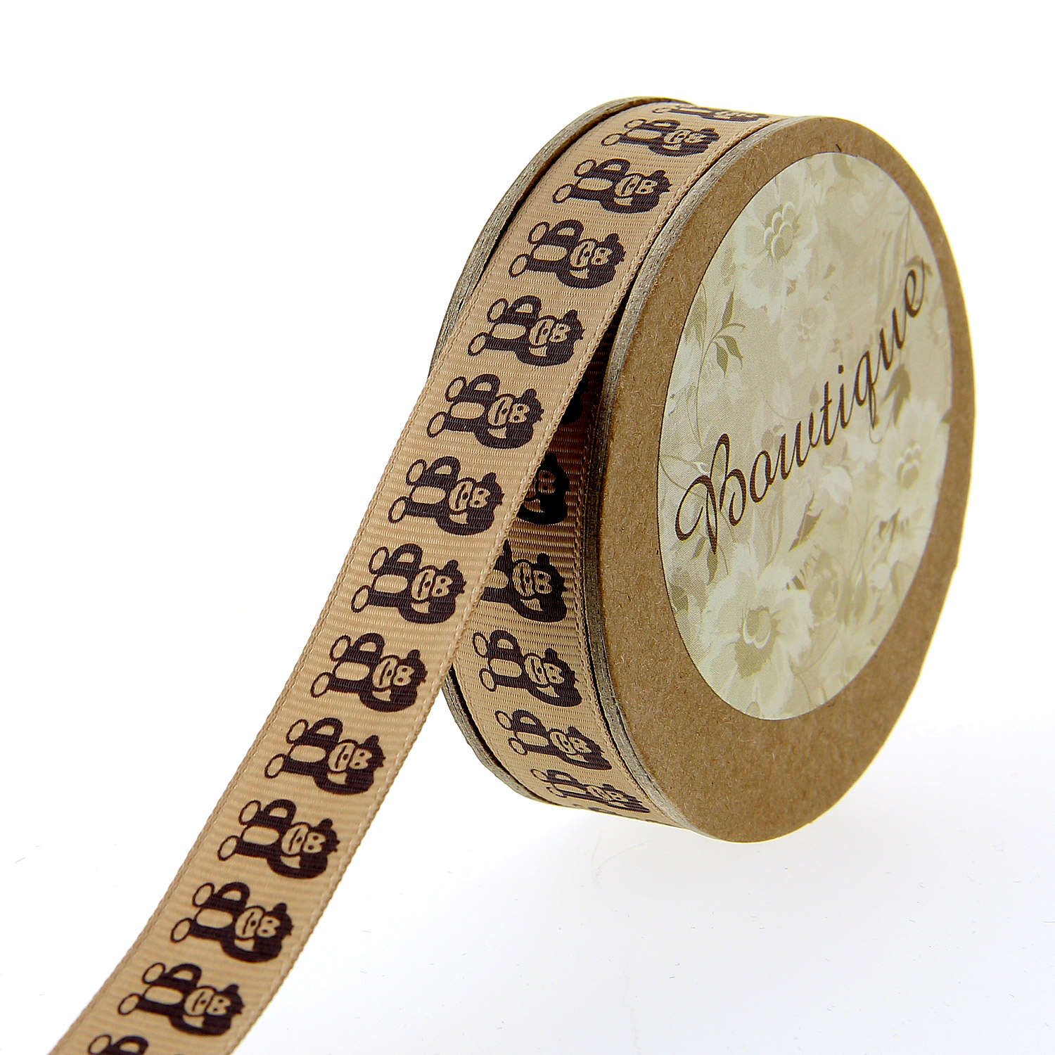 Ruban Gros Grain 5mx15mm - Singes - Distrifil